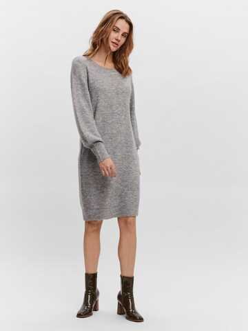 VERO MODA Knit dress 'Simone' in Grey