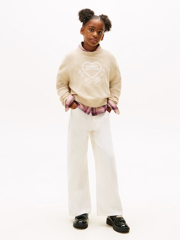 TOMMY HILFIGER Sweater 'Intarsia' in Beige