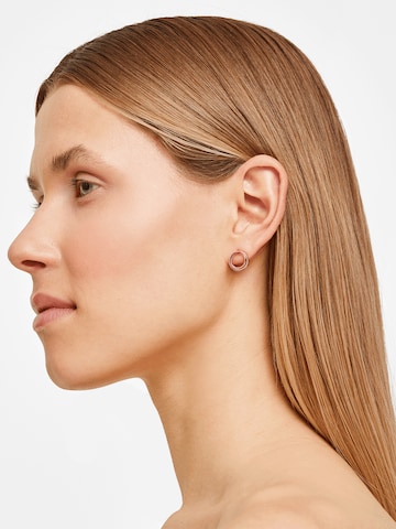 Boucles d'oreilles Liebeskind Berlin en or : devant