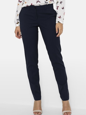 bonprix Slimfit Hose in Blau: Vorderseite