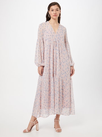 Neo Noir Φόρεμα 'Miles Sky Flower Dress' σε ροζ: μπροστά