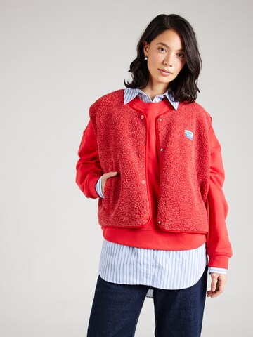 AMERICAN VINTAGE Vest 'Hoktown' in Red: front