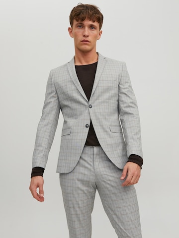 JACK & JONES Slim fit Suit Jacket 'Solaris' in Grey: front