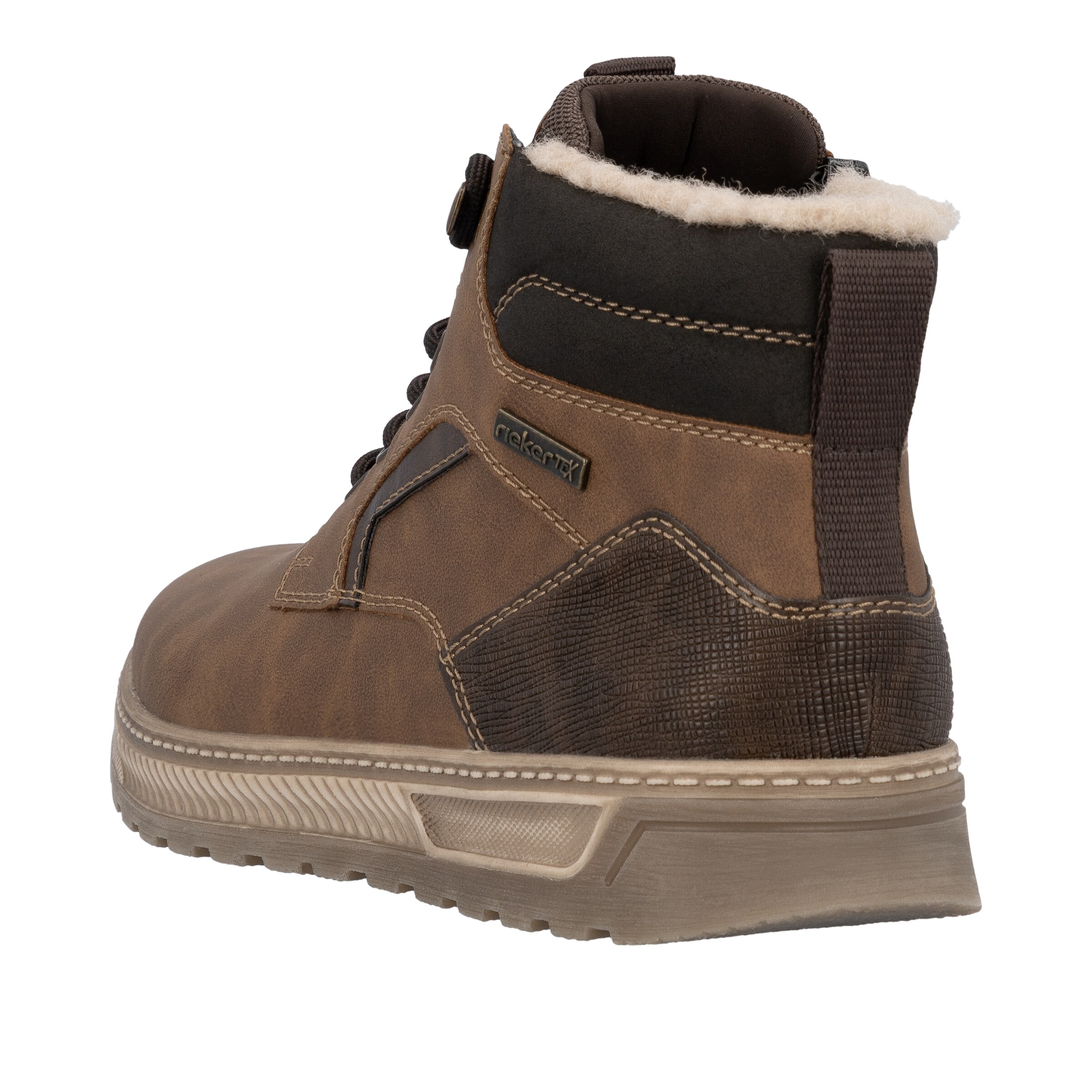 Bottines à lacets Rieker en marron