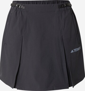 ADIDAS TERREX Regular Sportshorts in Schwarz: predná strana