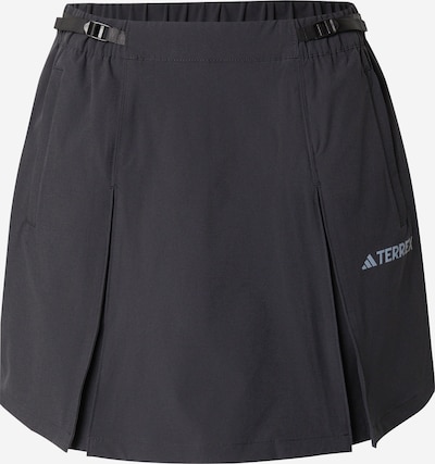 ADIDAS TERREX Sportshorts in grau / schwarz, Produktansicht