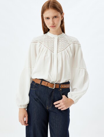 Koton Bluse in Weiß