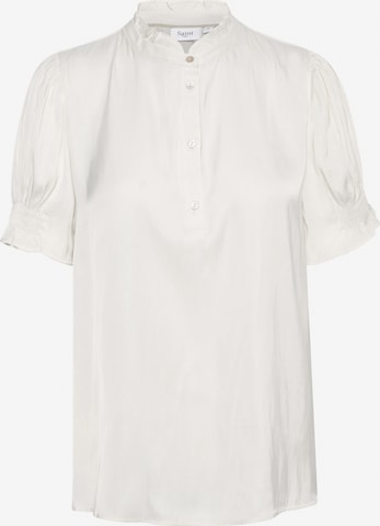 SAINT TROPEZ Bluse 'VeeniSZ' i hvid: forside