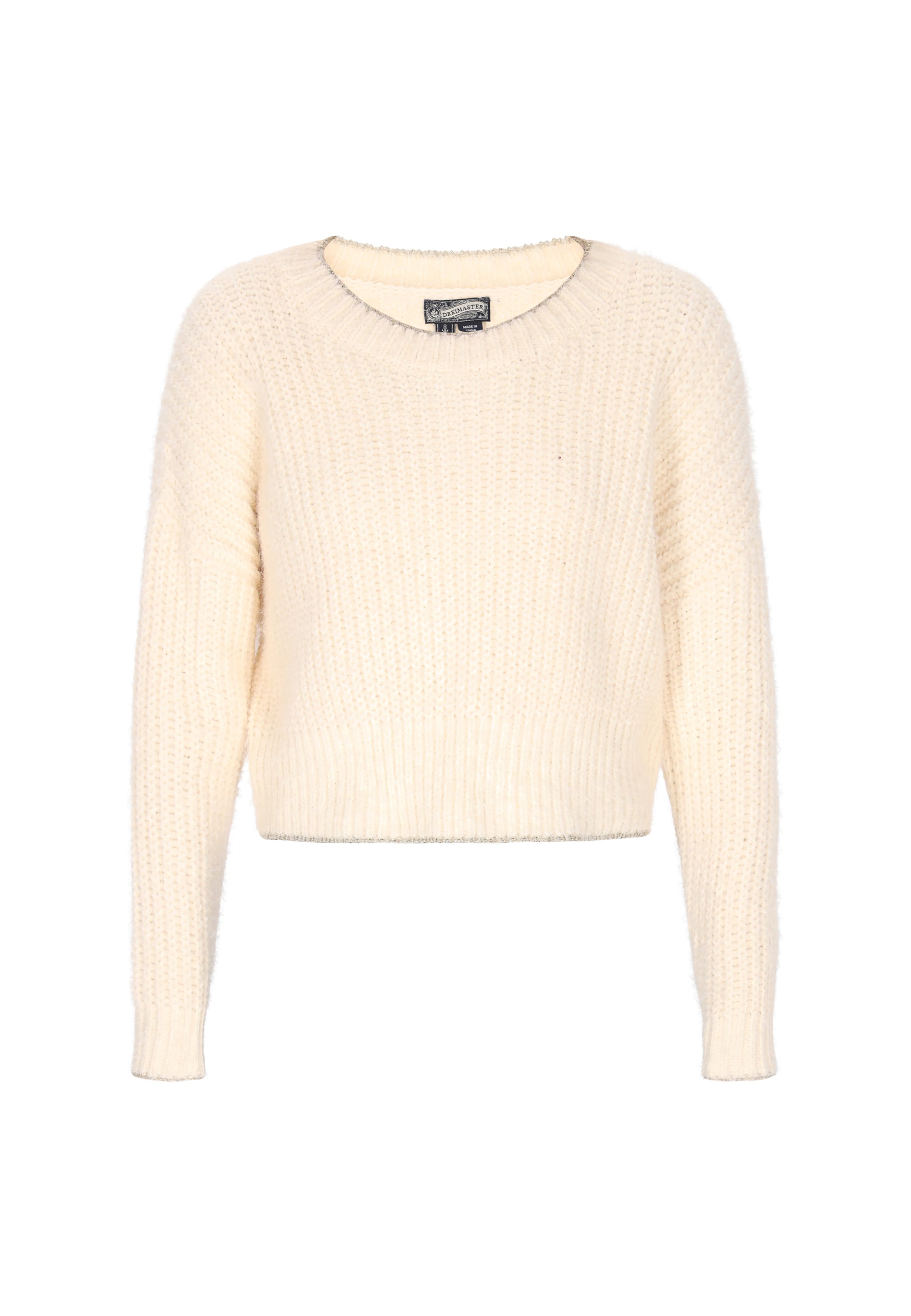 DreiMaster Vintage Sweater in Beige: front