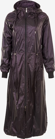 HELMIDGE Between-Seasons Coat in Purple: front