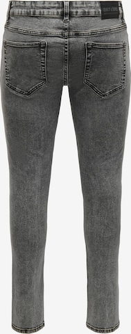 Only & Sons - Slimfit Vaquero en gris