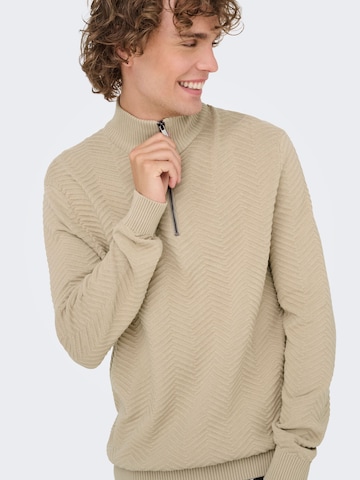 Only & Sons Pullover 'MACE' i grå