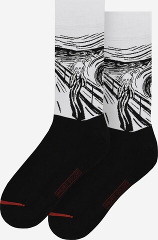 MuseARTa Socks 'The Scream' in Black: front