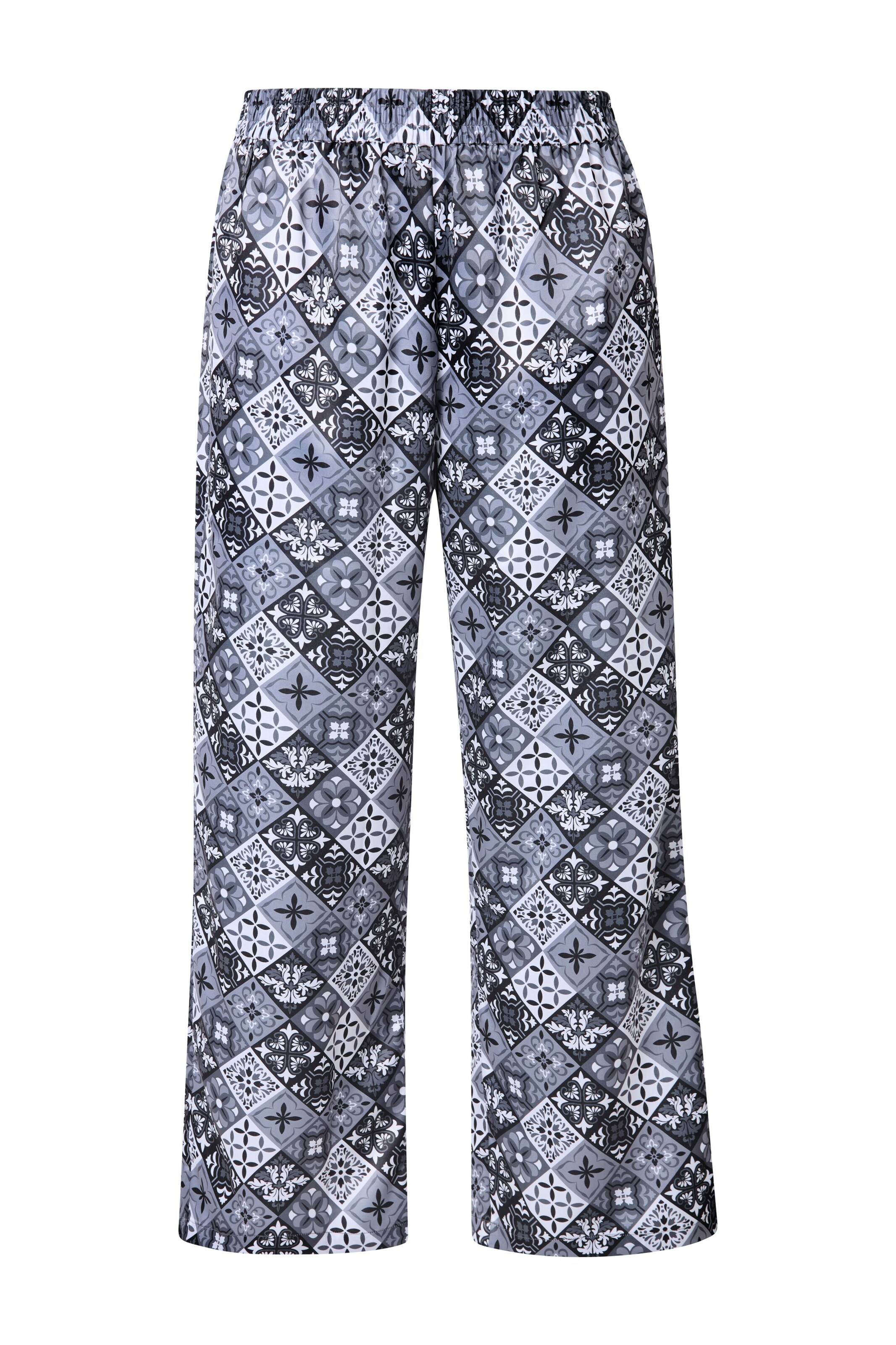 Angel of Style Wide leg Broek in Grijs: voorkant