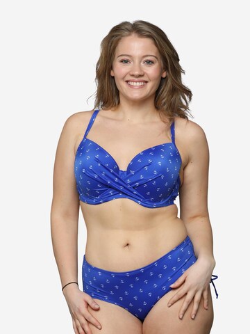 SugarShape T-shirt Bikinitop 'Ahoi' in Blauw