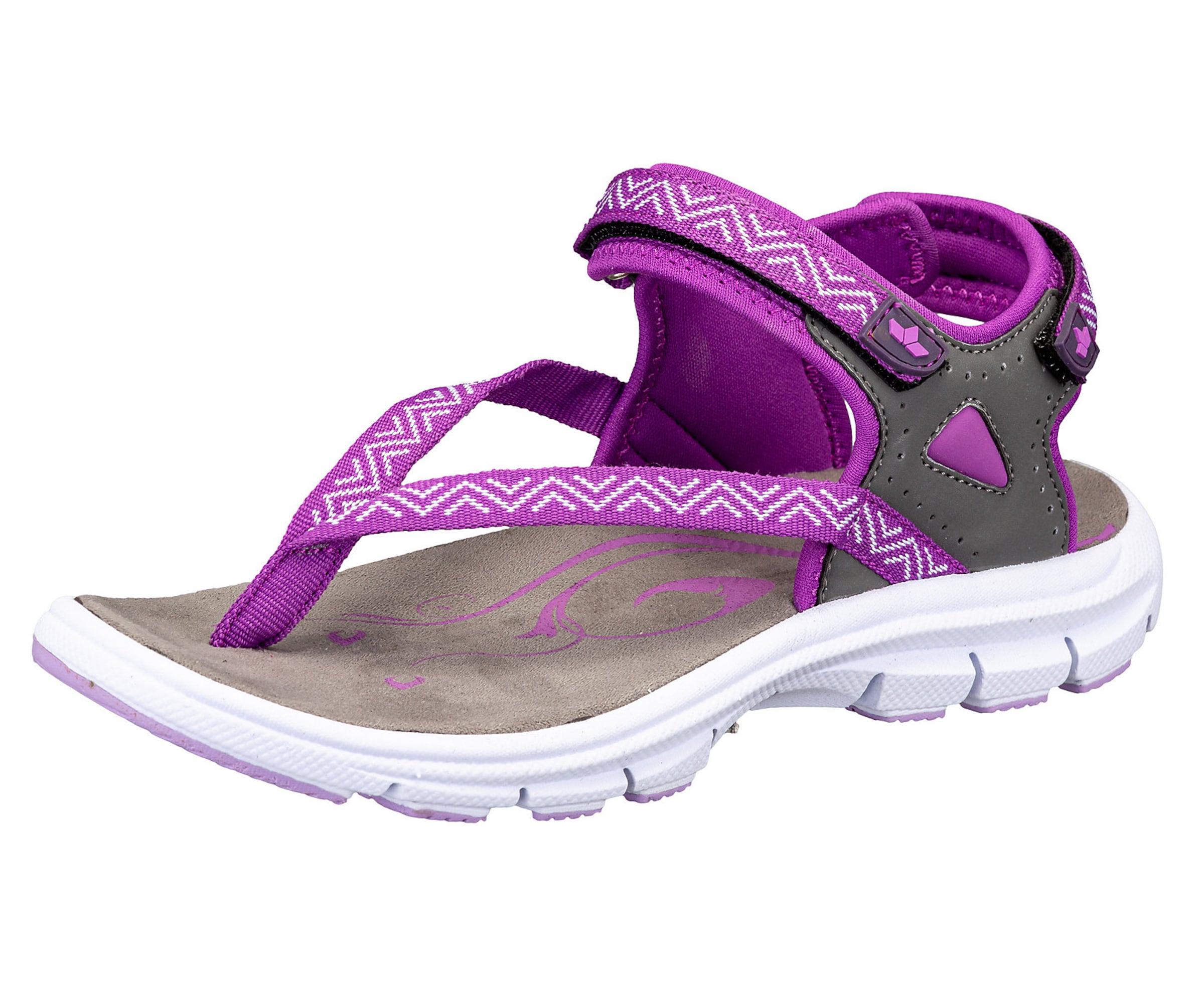 LICO Sandale 'Lagos V' in Lila: Vorderseite