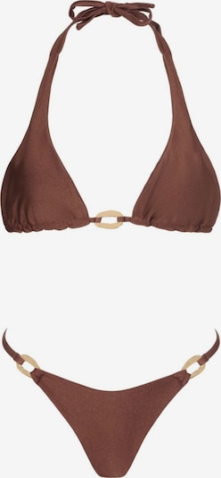 Acuarela Brand Bikini 'Capri Halter' koossa S värissä cappuccino, Tuotenäkymä