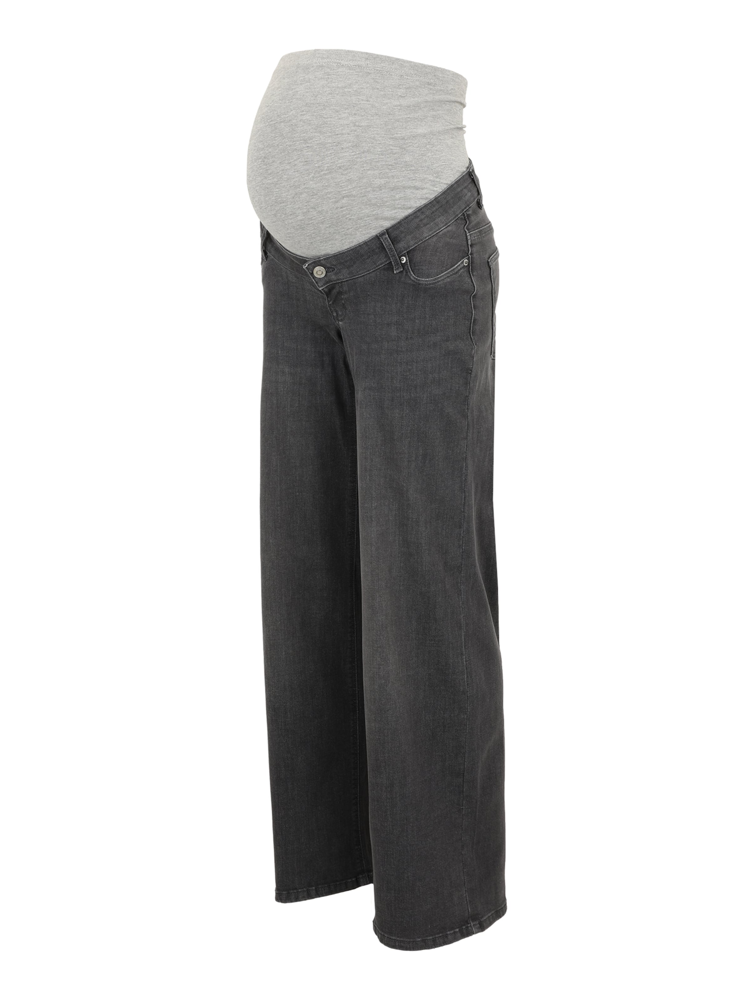 Only Maternity Wide leg Τζιν 'OLMHALLIE' σε γκρι: μπροστά