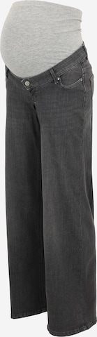 pilka Only Maternity Plačios klešnės Džinsai 'OLMHALLIE': priekis