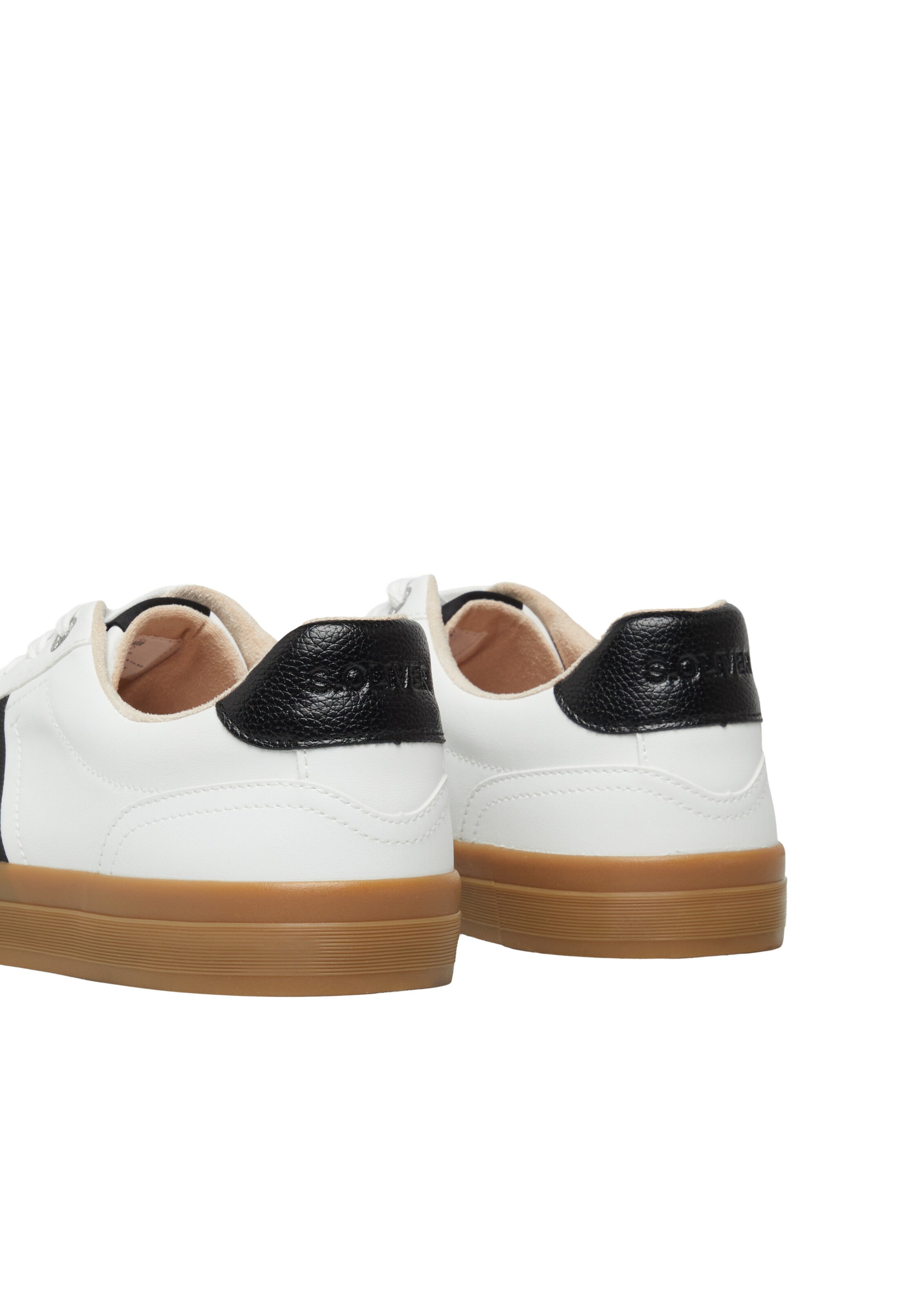 s.Oliver Platform trainers in White