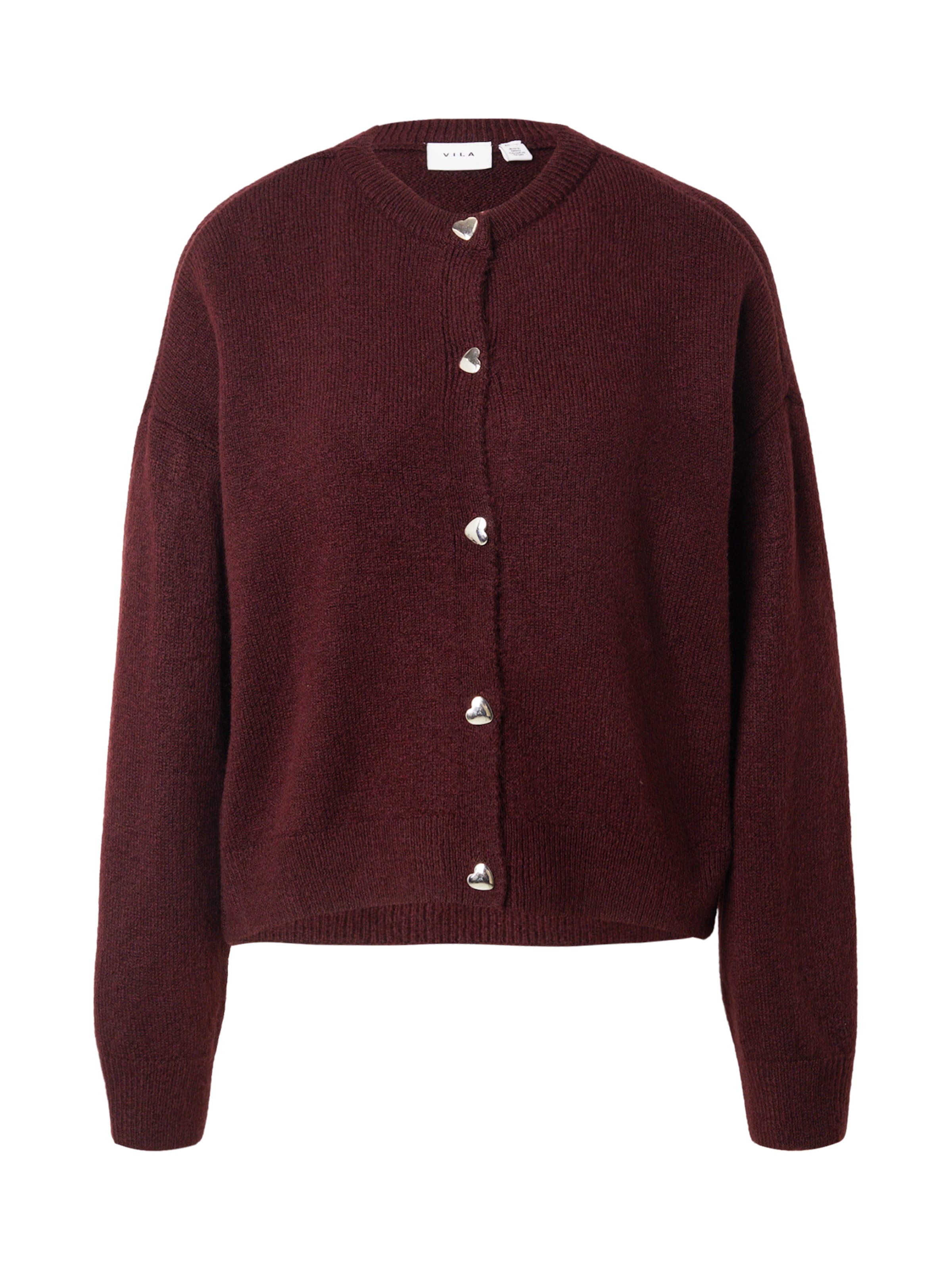 VILA Gebreid vest 'VISigga' in Lila: voorkant