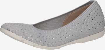 CAPRICE Ballet Flats in Grey: front