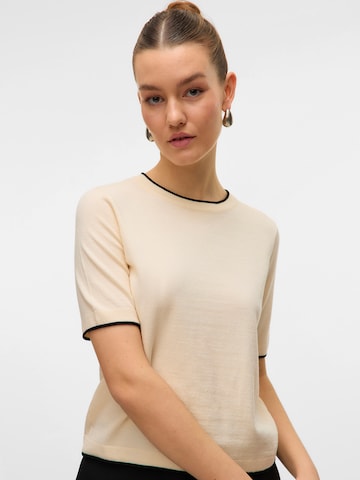 VERO MODA Пуловер 'VMBREEZE' в бежово