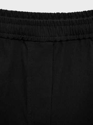 MANGO Loosefit Broek 'FOG' in Zwart