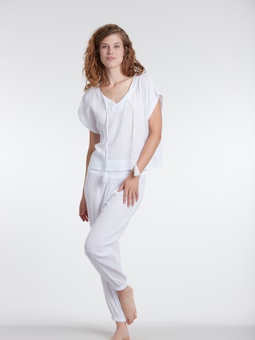 SUNFLAIR Tapered Broek in Wit