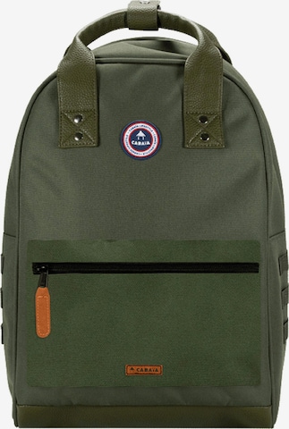 Cabaia Backpack 'Old School' in Green: front