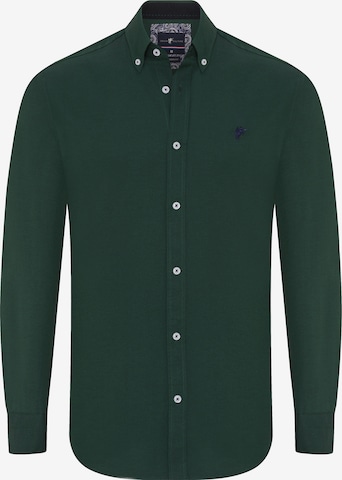 Chemise 'Matthew' DENIM CULTURE en vert : devant