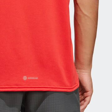 ADIDAS SPORTSWEAR Functioneel shirt 'Designed 4 Running' in Rood