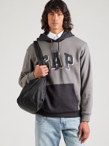 GAP Суичър 'HERITAGE' в сиво: отпред