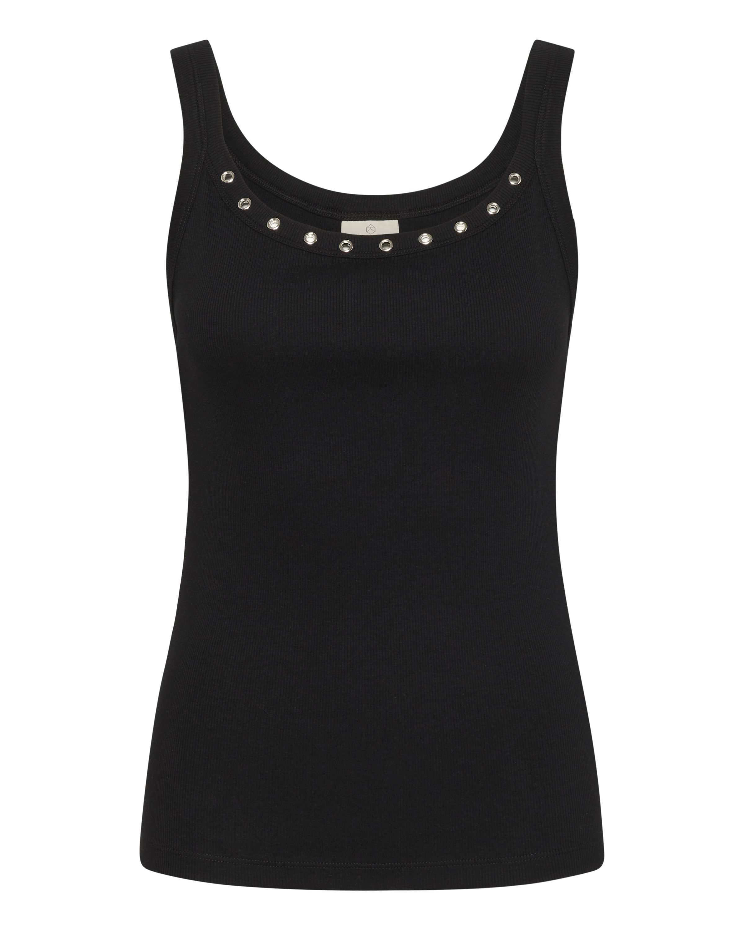 Kaffe Top 'KACarna' in Black: front