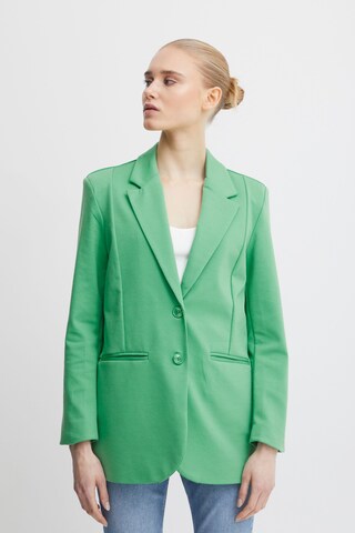 ICHI Blazers 'Kate' in Groen: voorkant