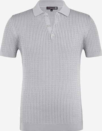 T-Shirt Giorgio di Mare en gris : devant