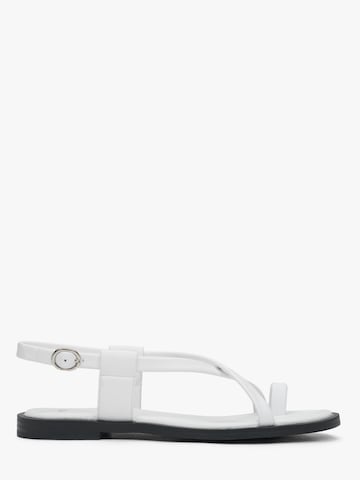 Estro Sandaal '225509-01' in Wit: voorkant