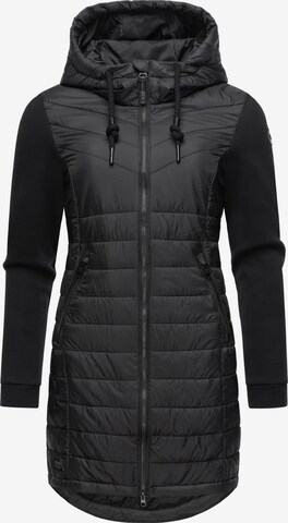 Ragwear Winter Coat 'Lucinda' in Black: front