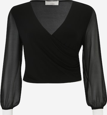 Guido Maria Kretschmer Curvy Blouse 'Edna' in Zwart: voorkant