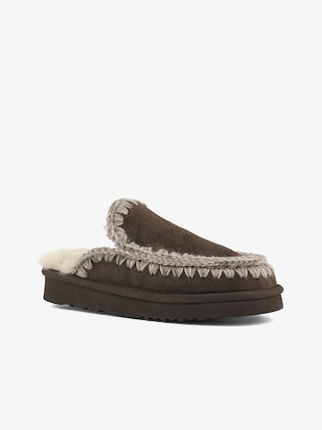 MOU - Pantufa 'Eskimo' em castanho