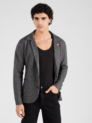Key Largo - Ajuste estrecho Chaqueta saco 'TONY' en gris: frente