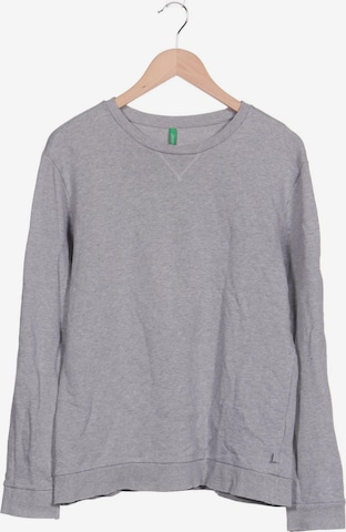 UNITED COLORS OF BENETTON Sweatshirt & Zip-Up Hoodie in S in Grey: front