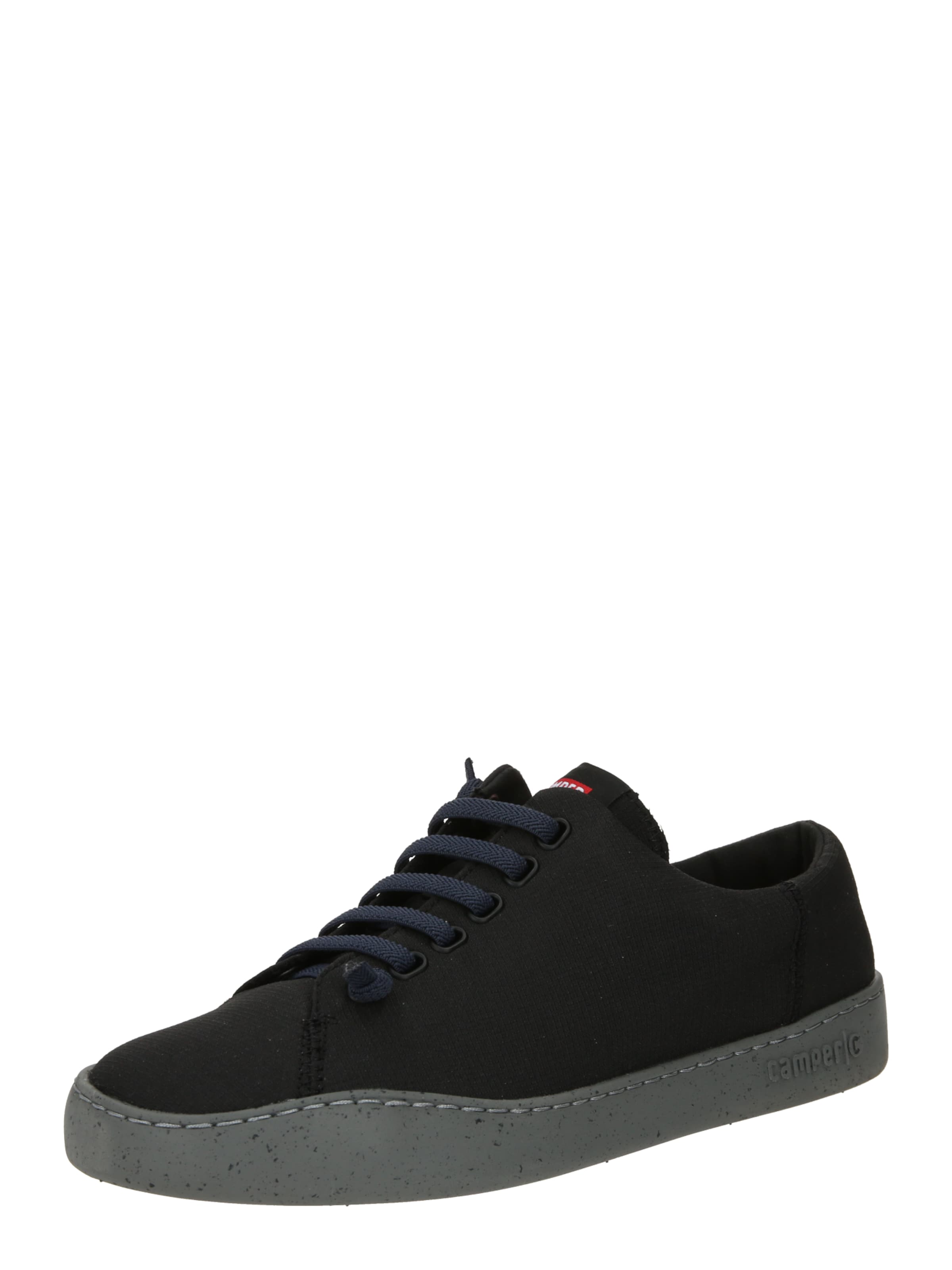 CAMPER Platform trainers 'Peu Touring' in Black: front