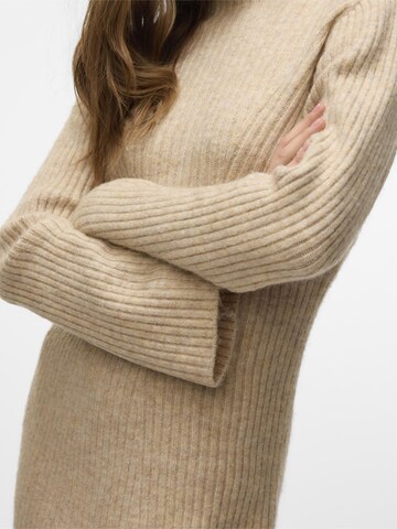 Robes en maille 'VMLina' VERO MODA en beige