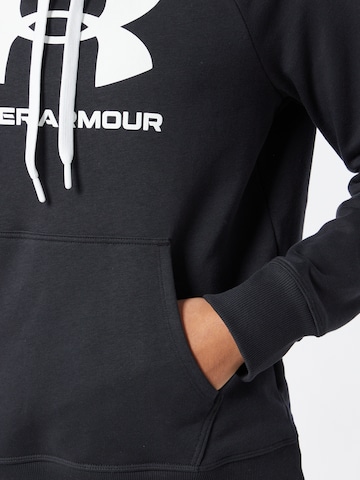 UNDER ARMOUR Αθλητική μπλούζα φούτερ σε μαύρο