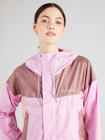 COLUMBIA Athletic Jacket 'Flash Challenger' in Purple