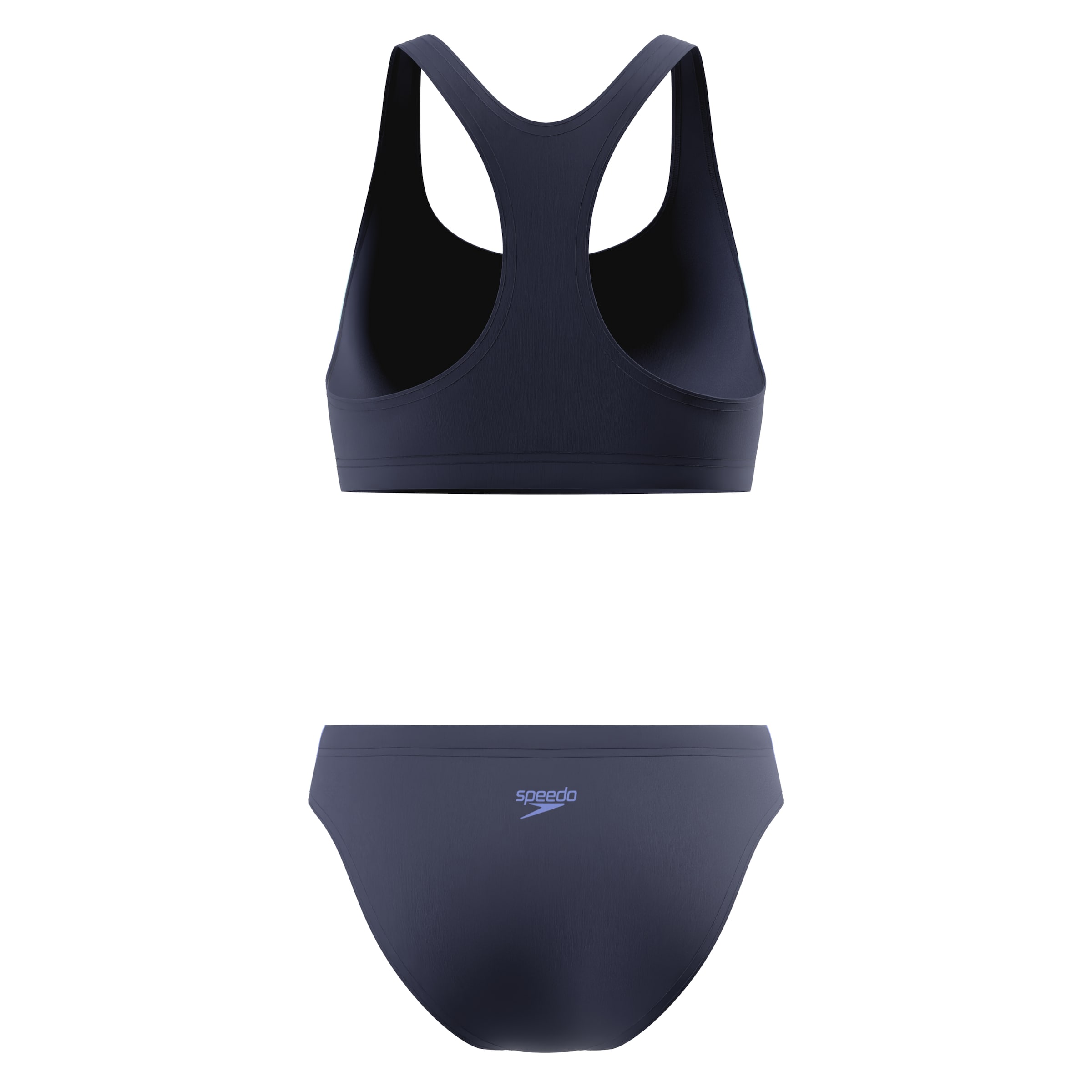 SPEEDO Bustier Sportbikini in Blau
