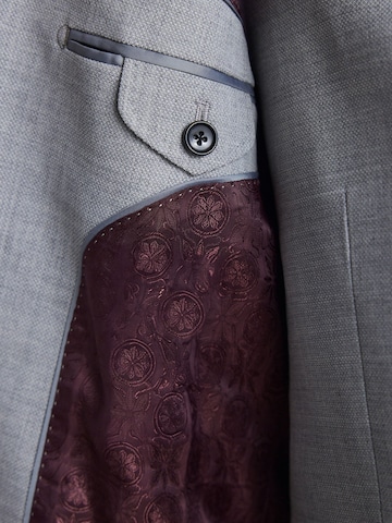 Next Slim fit Business-colbert 'Signature Tollegno' in Grijs