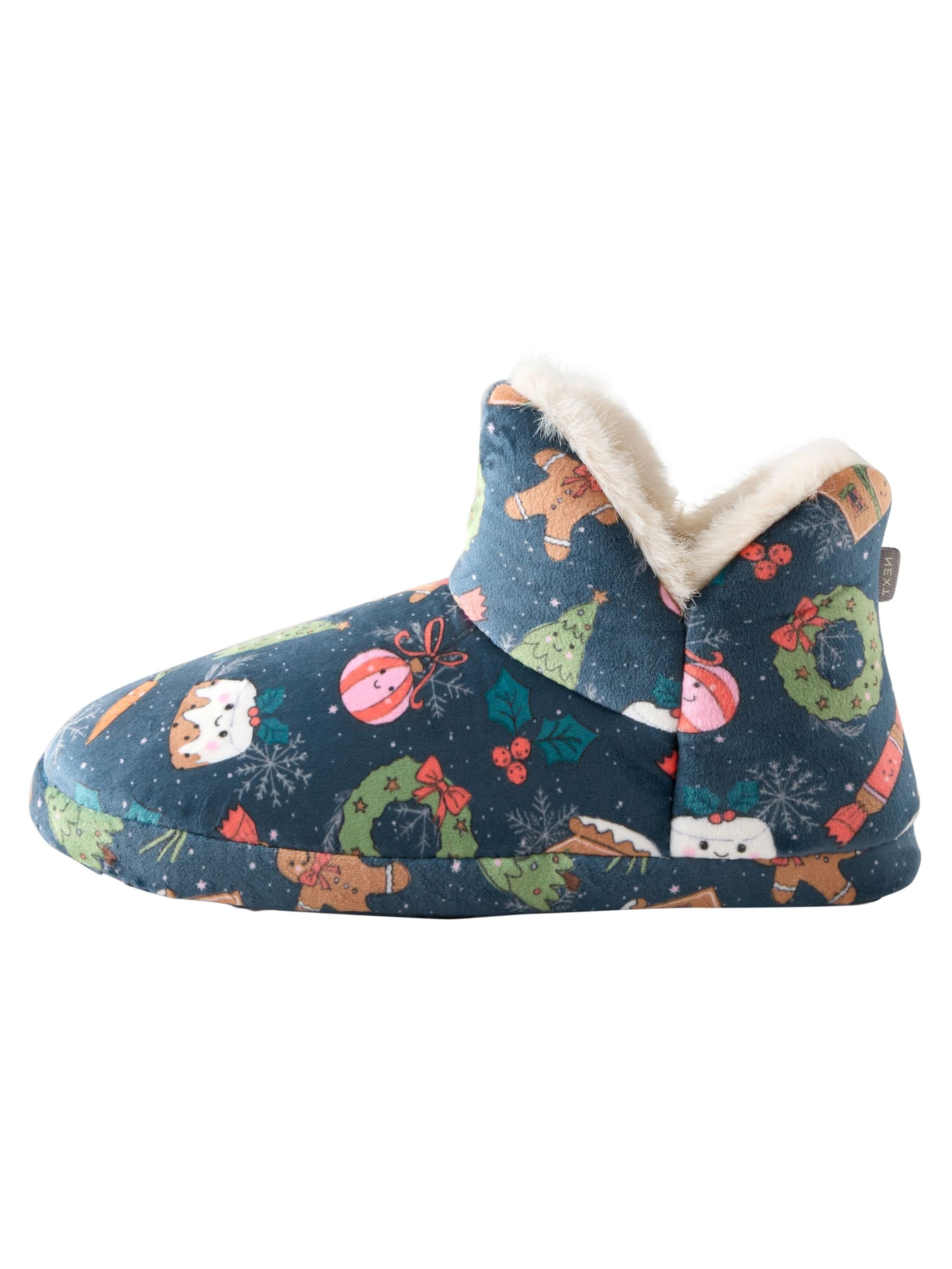 Next - Zapatillas de casa en azul: frente