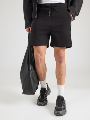 JACK & JONES Regular Pants 'JPSTGORDON' in Black: front